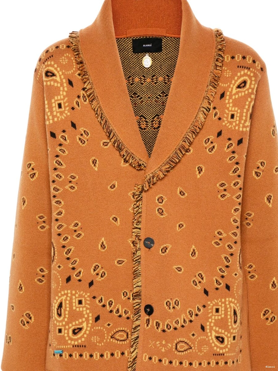 Affordable cardigan bandana-jacquard cashmere Alanui Women 0710